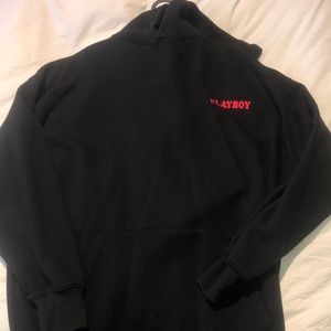 Over sized playboy hoodie